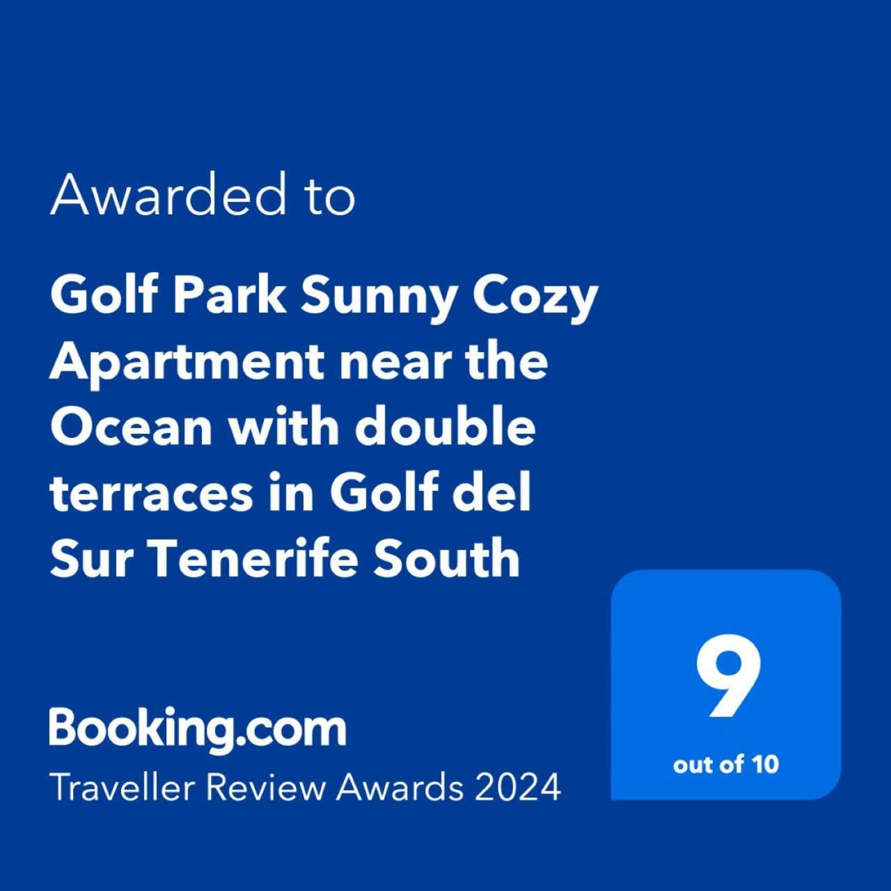 Bookinn Golf Park Sunny Cozy Apartment Near The Ocean With Large Double Terraces, Fiber Wifi, 3 Pools, Bbq Tenerife South Сан Мигел де Абона Екстериор снимка