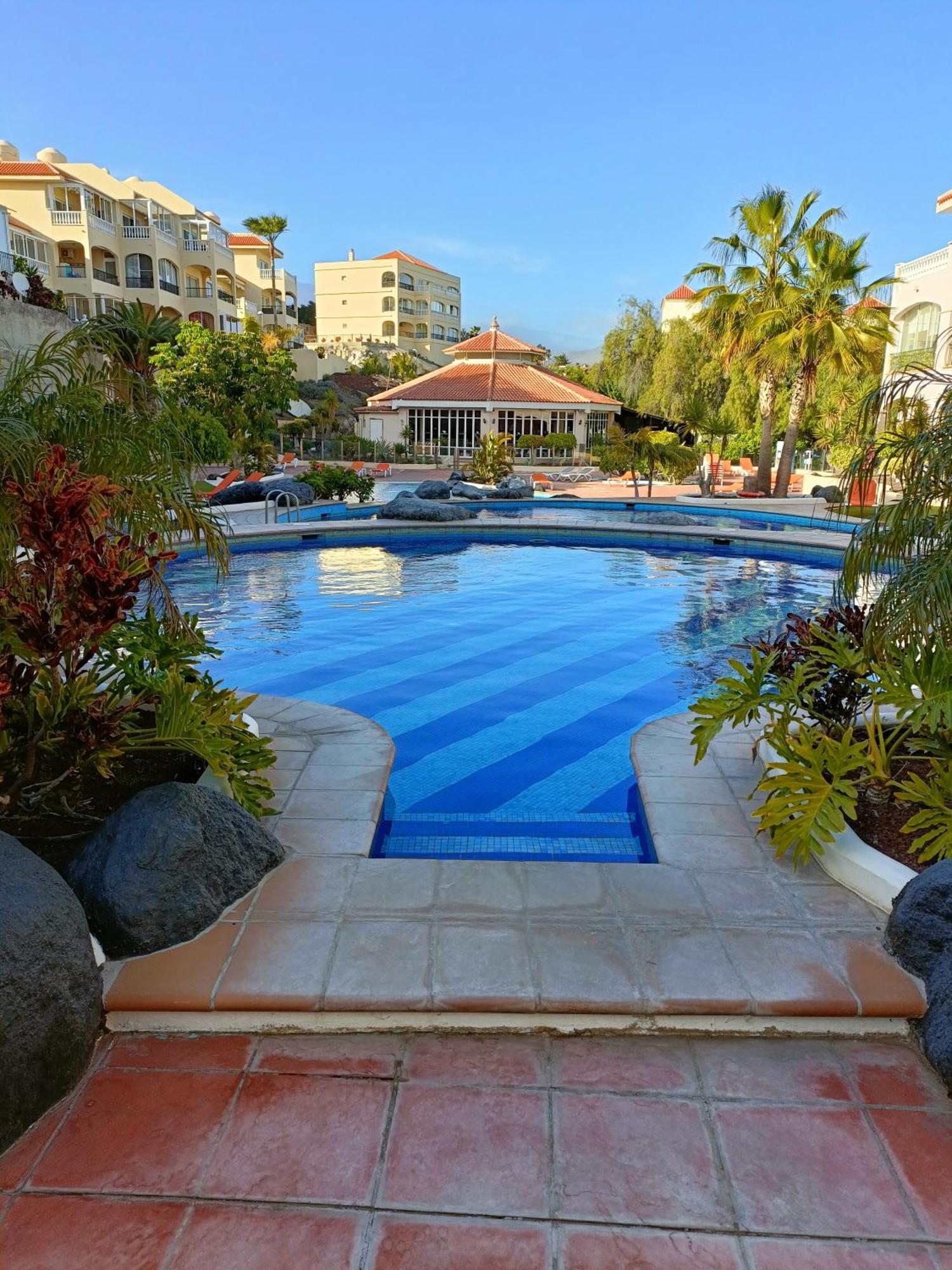 Bookinn Golf Park Sunny Cozy Apartment Near The Ocean With Large Double Terraces, Fiber Wifi, 3 Pools, Bbq Tenerife South Сан Мигел де Абона Екстериор снимка
